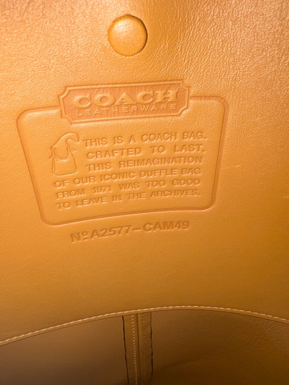 Limited Re Edition 1971 The Duffle Bag - Picture 8 of 14